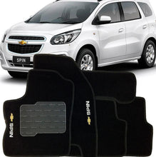 Carregar imagem no visualizador da galeria, TAPETE CARPETE SPIN BORDADO 2012 A 2017 5 PEÇAS (7 LUGARES)