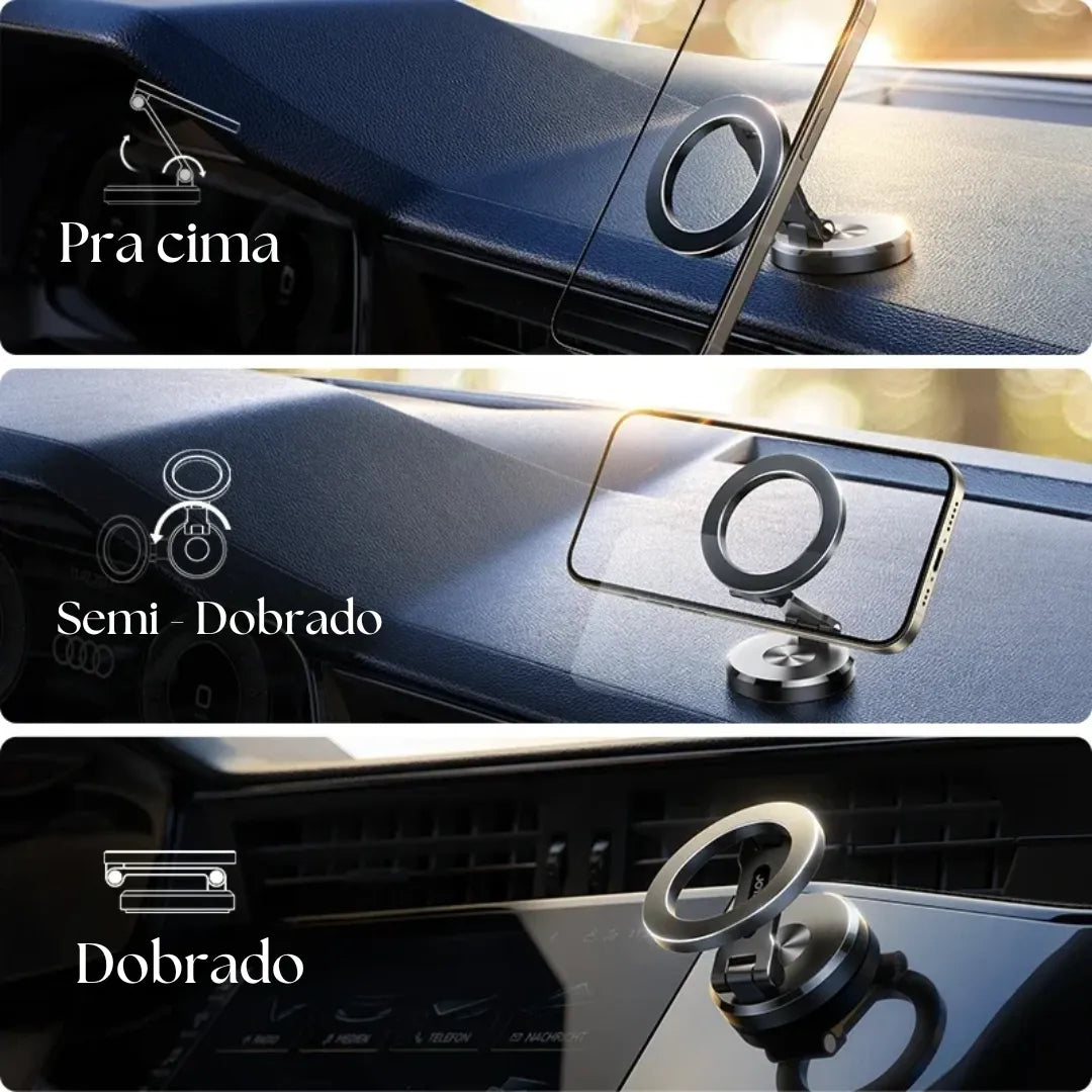 Suporte Magnético Premium Anti-queda - Boostcar.