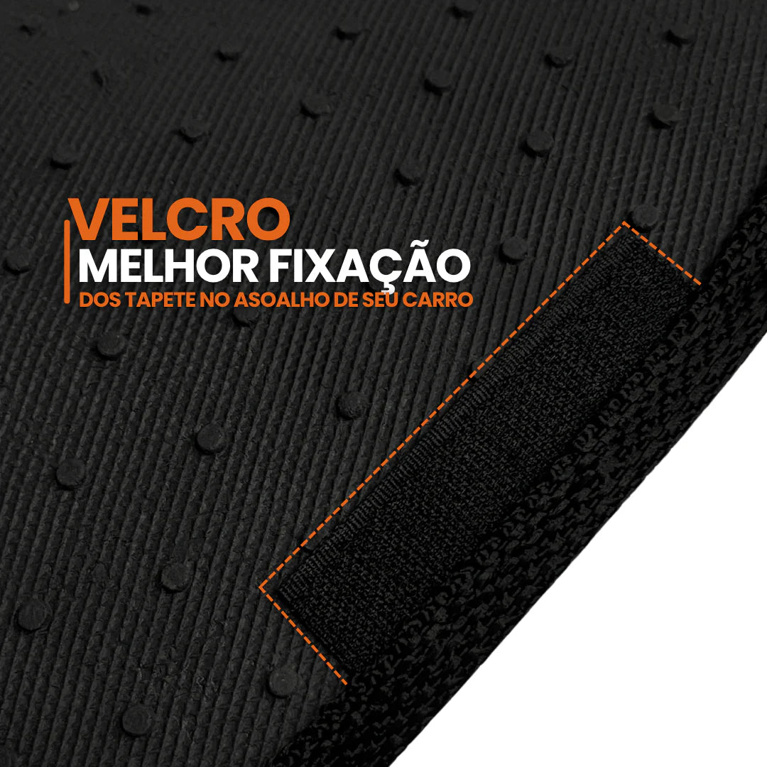 TAPETE CARPETE HONDA FIT 2015 A 2021 PRETO 5 PEÇAS