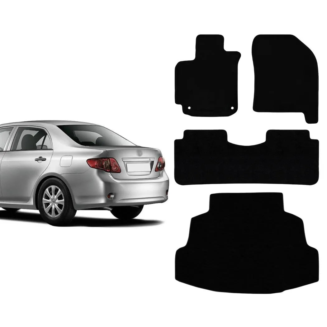 KIT TAPETES CARPETE PORTA MALAS + INTERNOS COROLLA 2018 A 2019