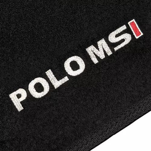 TAPETES CARPETE VOLKSWAGEN POLO MSI 2018 A 2023 PRETO 5 PEÇAS