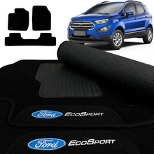 Carregar imagem no visualizador da galeria, TAPETE CARPETE FORD ECOSPORT 2013 A 2021 PRETO 3 PEÇAS