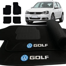 Carregar imagem no visualizador da galeria, TAPETE CARPETE GOLF 2008 A 2013 PRETO 4 PEÇAS