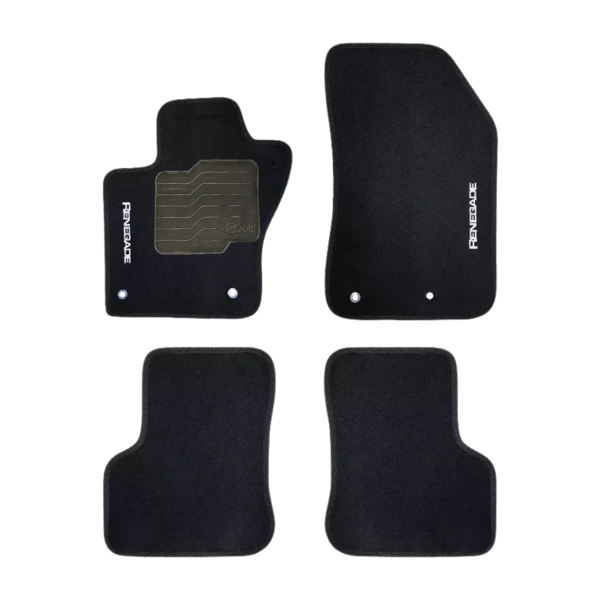 KIT TAPETES CARPETE PORTA MALAS + INTERNOS RENEGADE 2015 A 2024