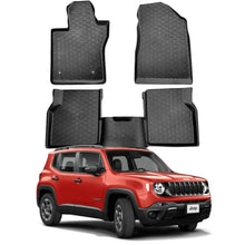 Carregar imagem no visualizador da galeria, TAPETE BANDEJA RENEGADE 2016 A 2024 PRETO 5 PEÇAS