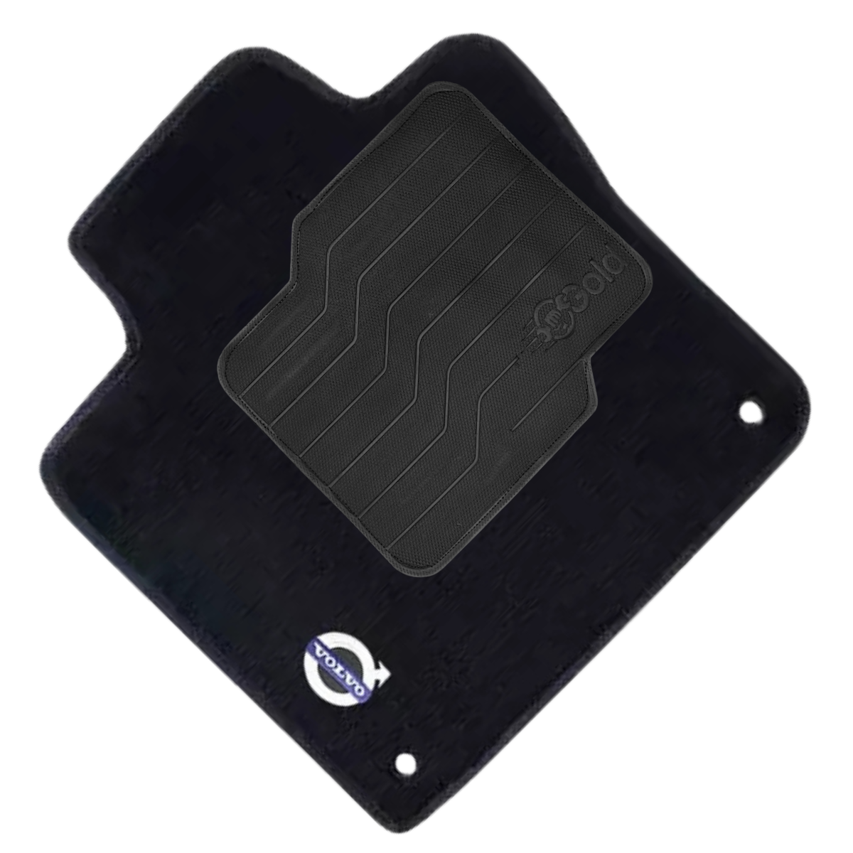 TAPETE CARPETE VOLVO XC90 2016 A 2022 PRETO 4 PEÇAS