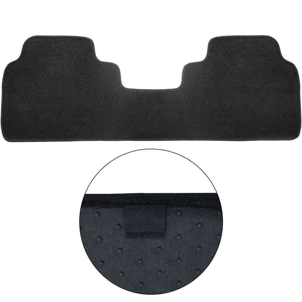 TAPETE CARPETE FORD RANGER 2013 A 2023 CABINE DUPLA PRETO BORDADO 3 PEÇAS