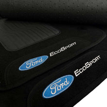 Carregar imagem no visualizador da galeria, TAPETE CARPETE FORD ECOSPORT 2013 A 2021 PRETO 3 PEÇAS

