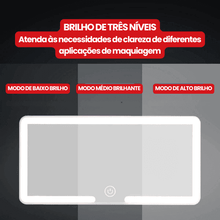 Carregar imagem no visualizador da galeria, Espelho Retrovisor com Tela Sensível ao Toque Vanity Solaris - Acellerando
