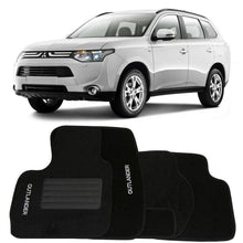 Carregar imagem no visualizador da galeria, TAPETE CARPETE MITSUBISHI OUTLANDER 2008 A 2018 PRETO 5 PEÇAS
