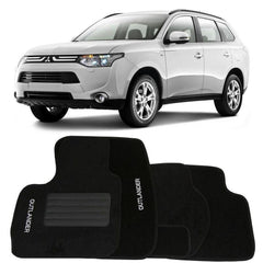 TAPETE CARPETE MITSUBISHI OUTLANDER 2008 A 2018 PRETO 5 PEÇAS
