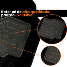 Carregar imagem no visualizador da galeria, TAPETE CARPETE PULSE 2022 A 2024 PRETO 4 PEÇAS
