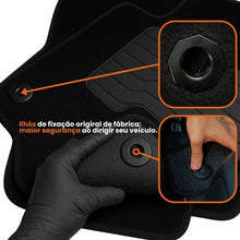 Carregar imagem no visualizador da galeria, TAPETE CARPETE STRADA 2012 A 2019 PRETO 2 PEÇAS (CABINE SIMPLES)
