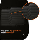 TAPETE CARPETE ONIX 2012 A 2019 PRETO BORDADO 3 PEÇAS