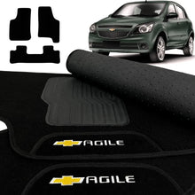 Carregar imagem no visualizador da galeria, TAPETE CARPETE AGILE 2009 A 2016 PRETO 3 PEÇAS
