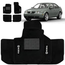 TAPETE CARPETE BORA 2000 A 2011 PRETO 4 PEÇAS