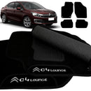 TAPETE CARPETE CITROEN C4 LOUNGE 2014 A 2020 4 PEÇAS