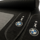 TAPETE CARPETE BMW X1 2010 A 2015 PRETO 4 PEÇAS