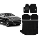KIT TAPETES CARPETE PORTA MALAS + INTERNOS GRAND CHEROKEE 2014 A 2021