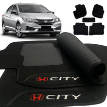 Carregar imagem no visualizador da galeria, TAPETE CARPETE CITY 2015 A 2021 PRETO 5 PEÇAS
