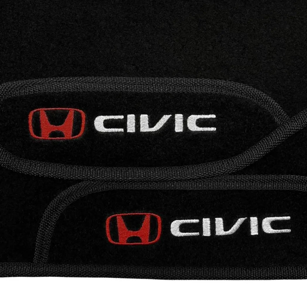 KIT TAPETES CARPETE PORTA MALAS + INTERNOS CIVIC 2007 A 2011