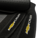 TAPETE CARPETE CRUZE 2011 A 2016 PRETO 3 PEÇAS