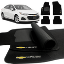 TAPETE CARPETE CRUZE 2017 A 2023 PRETO 4 PEÇAS