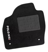 Carregar imagem no visualizador da galeria, TAPETES CARPETE VOLKSWAGEN POLO MSI 2018 A 2023 PRETO 5 PEÇAS
