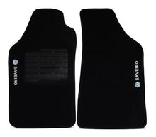Carregar imagem no visualizador da galeria, TAPETE CARPETE SAVEIRO G2 G3 G4 1996 A 2012 PRETO BORDADO 2 PEÇAS
