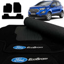TAPETE CARPETE FORD ECOSPORT 2013 A 2021 PRETO 3 PEÇAS