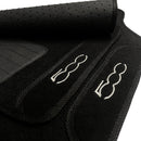 TAPETE CARPETE FIAT 500 2010 A 2015 PRETO 4 PEÇAS