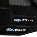 TAPETE CARPETE FORD FOCUS 2009 A 2013 PRETO 4 PEÇAS