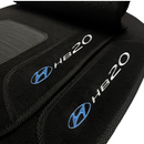 TAPETE CARPETE HB20 2012 A 2019 PRETO BORDADO 4 PEÇAS