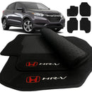 TAPETE CARPETE HRV 2015 A 2021 PRETO 4 PEÇAS