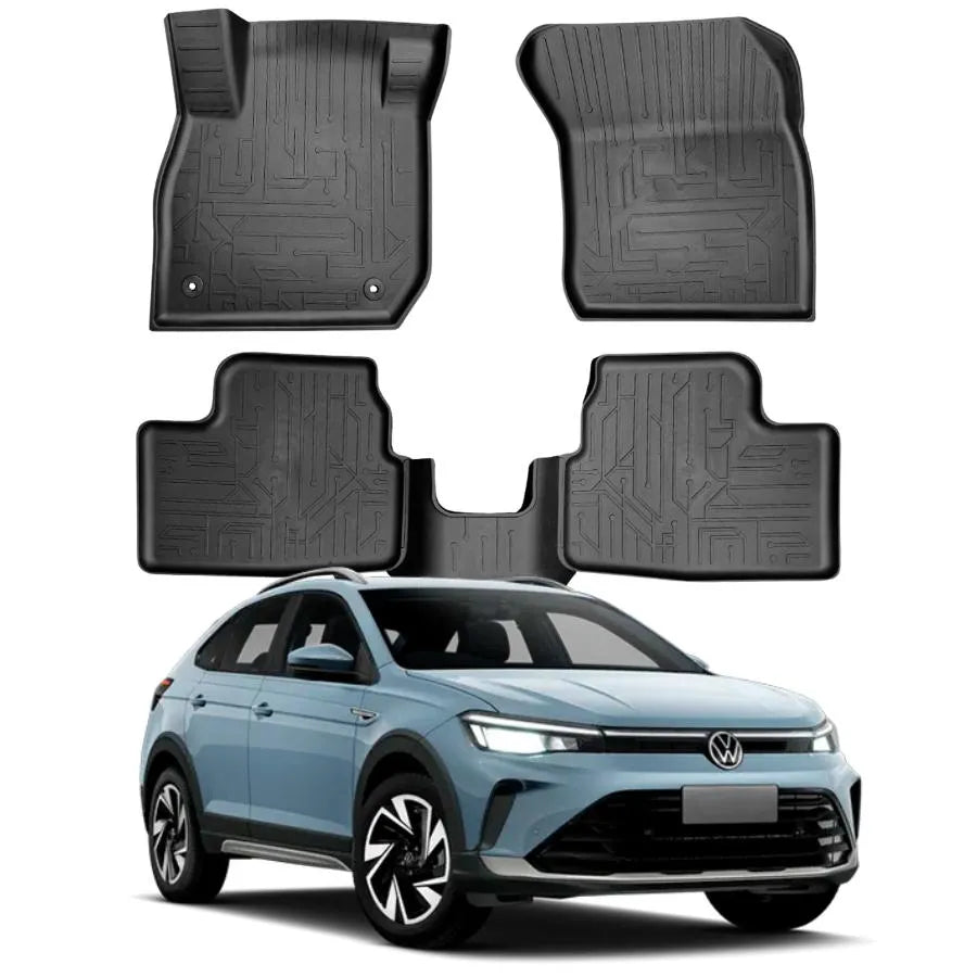 TAPETE BANDEJA NIVUS 2020 A 2025 PRETO 5 PEÇAS