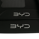 TAPETE CARPETE BYD SONG PLUS 2023 A 2025 PRETO BORDADO 3 PEÇAS