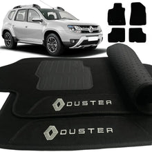 Carregar imagem no visualizador da galeria, TAPETE CARPETE RENAULT DUSTER 2016 A 2019 PRETO 3 PEÇAS
