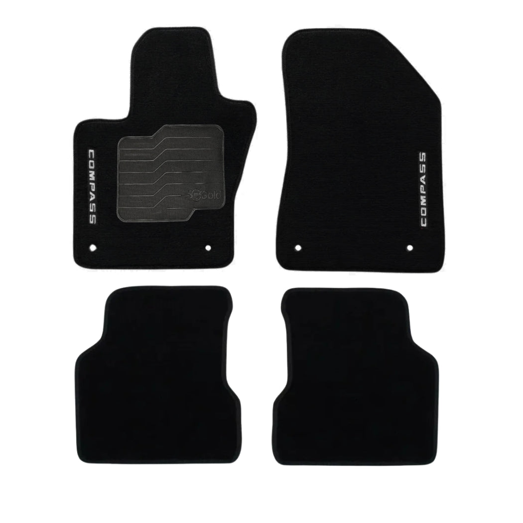 KIT TAPETES CARPETE PORTA MALAS + INTERNOS COMPASS 2016 A 2024