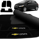 TAPETE CARPETE ONIX 2012 A 2019 PRETO BORDADO 3 PEÇAS