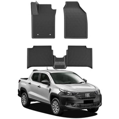 TAPETE BANDEJA STRADA 2020 A 2024 5 PEÇAS (CABINE DUPLA)