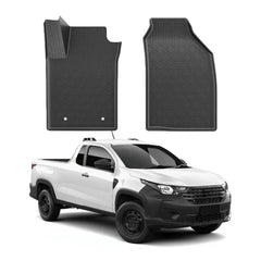 TAPETE BANDEJA STRADA 2020 A 2024 2 PEÇAS (CABINE SIMPLES)