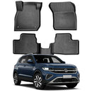 TAPETE BANDEJA T-CROSS 2018 A 2024 PRETO 5 PEÇAS