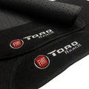 TAPETE CARPETE FIAT TORO RANCH 2020 A 2023 PRETO 5 PEÇAS