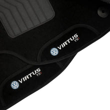 Carregar imagem no visualizador da galeria, TAPETE CARPETE VIRTUS TSI 2018 A 2023 PRETO 5 PEÇAS
