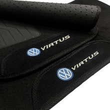 Carregar imagem no visualizador da galeria, TAPETES CARPETE VIRTUS 2017 A 2024 PRETO 5 PEÇAS
