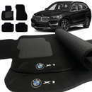 TAPETE CARPETE BMW X1 2016 A 2023 PRETO 4 PEÇAS