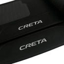 TAPETE CARPETE CRETA 2017 A 2021 PRETO BORDADO 3 PEÇAS