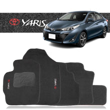 Carregar imagem no visualizador da galeria, TAPETE CARPETE YARIS SEDAN 2018 A 2023 PRETO 5 PEÇAS
