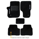 TAPETE CARPETE AMAROK  2010 A 2024 PRETO