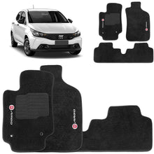 Carregar imagem no visualizador da galeria, TAPETE CARPETE ARGO 2018 A 2023 PRETO 3 PEÇAS
